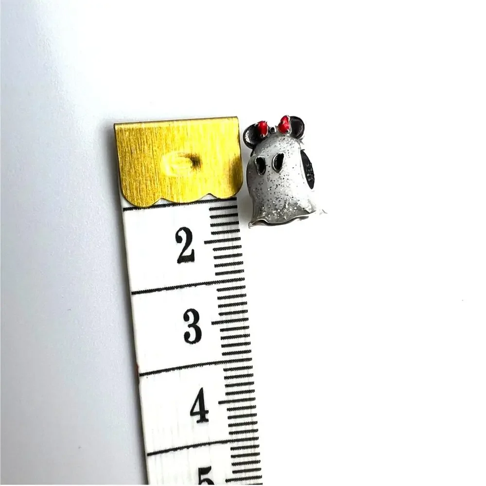 NEW Glow in the Dark Ghost Minnie Charm for European Bracelet